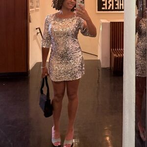 Eye-catching Sequin Mini Dress